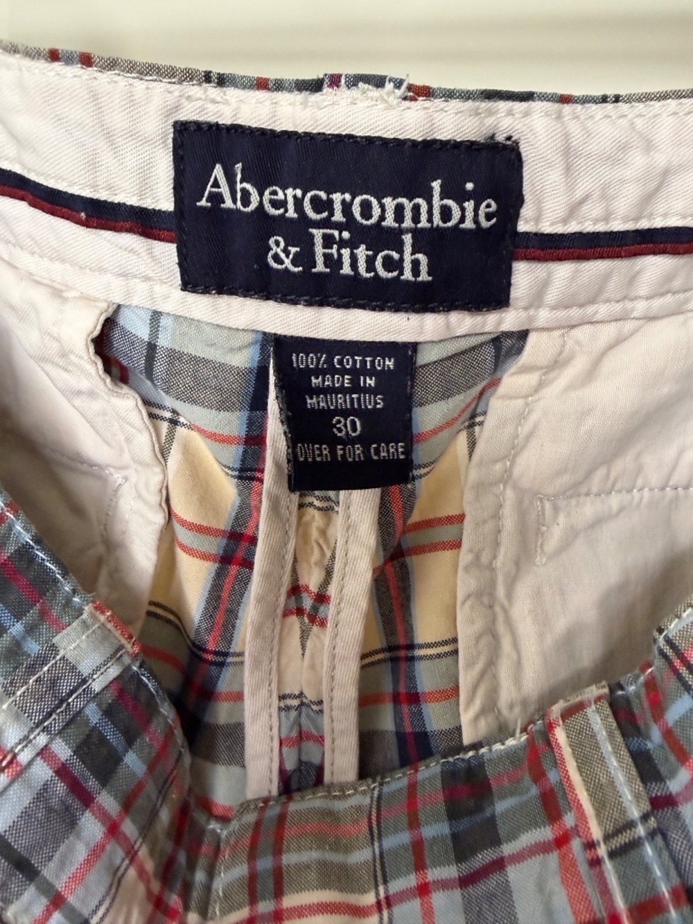 Abercrombie‎ & Fitch Plaid Trousers - Men's Size 30 - Picture 3 of 5